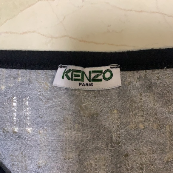 Kenzo authentic summer basic grey blouse - Picture 2 of 2